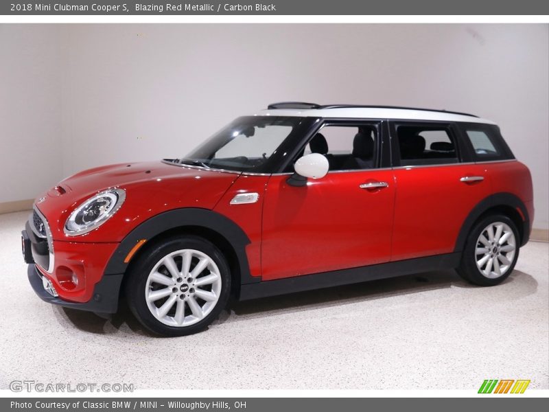 Blazing Red Metallic / Carbon Black 2018 Mini Clubman Cooper S