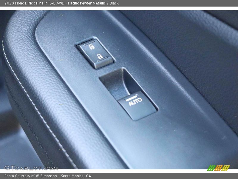 Pacific Pewter Metallic / Black 2020 Honda Ridgeline RTL-E AWD