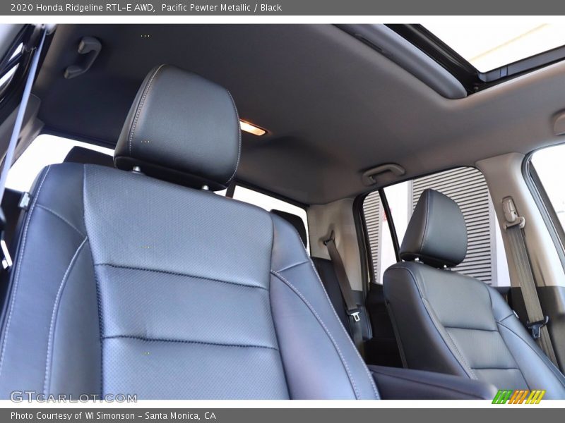 Pacific Pewter Metallic / Black 2020 Honda Ridgeline RTL-E AWD
