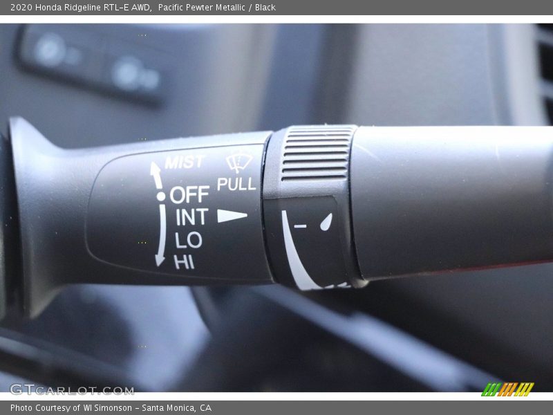 Pacific Pewter Metallic / Black 2020 Honda Ridgeline RTL-E AWD