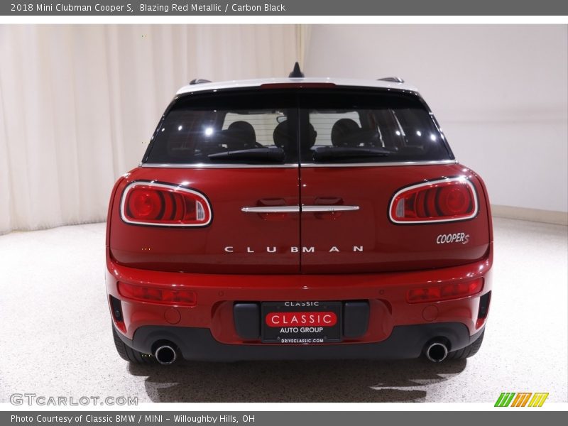 Blazing Red Metallic / Carbon Black 2018 Mini Clubman Cooper S