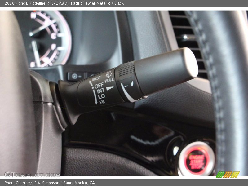 Pacific Pewter Metallic / Black 2020 Honda Ridgeline RTL-E AWD