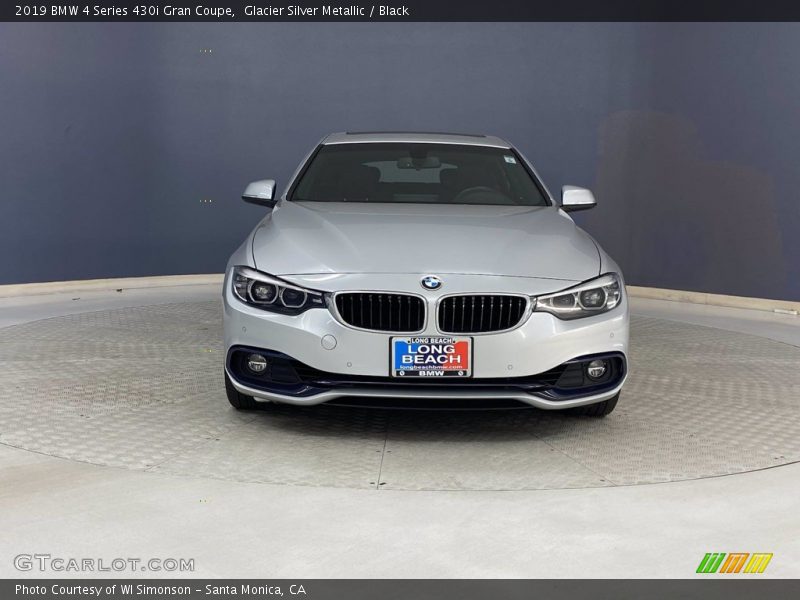 Glacier Silver Metallic / Black 2019 BMW 4 Series 430i Gran Coupe