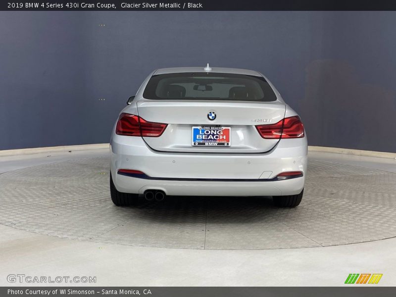 Glacier Silver Metallic / Black 2019 BMW 4 Series 430i Gran Coupe