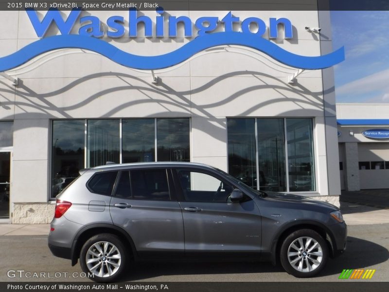 Space Grey Metallic / Black 2015 BMW X3 xDrive28i