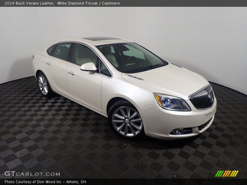 White Diamond Tricoat / Cashmere 2014 Buick Verano Leather