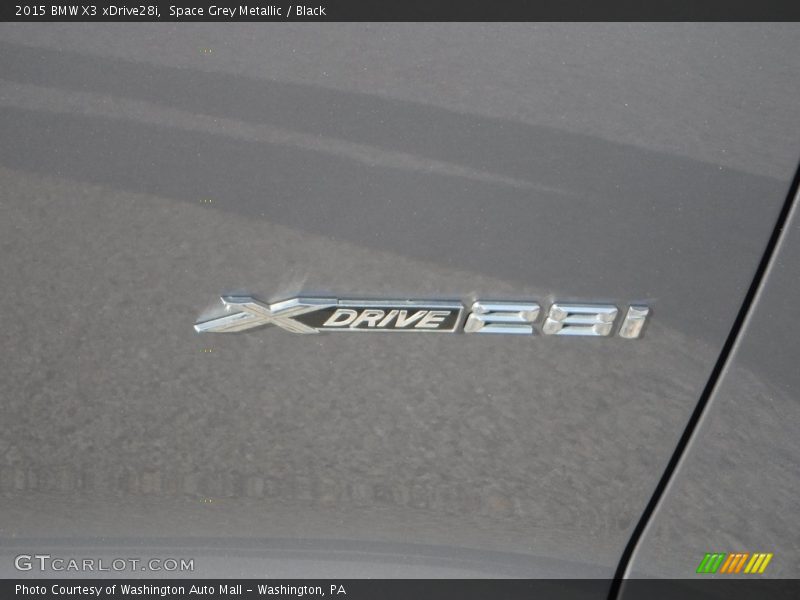 Space Grey Metallic / Black 2015 BMW X3 xDrive28i