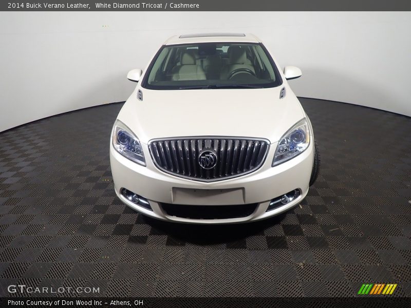 White Diamond Tricoat / Cashmere 2014 Buick Verano Leather