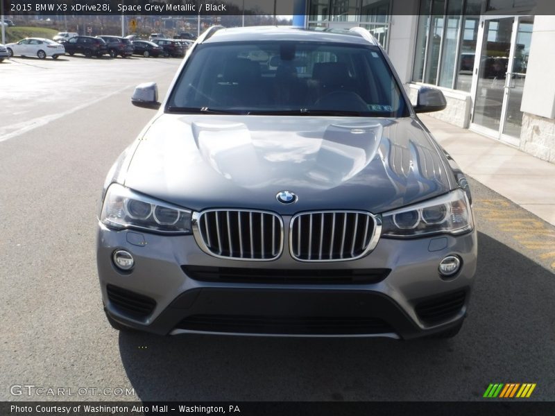 Space Grey Metallic / Black 2015 BMW X3 xDrive28i