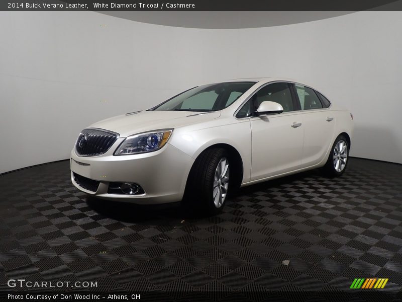 White Diamond Tricoat / Cashmere 2014 Buick Verano Leather