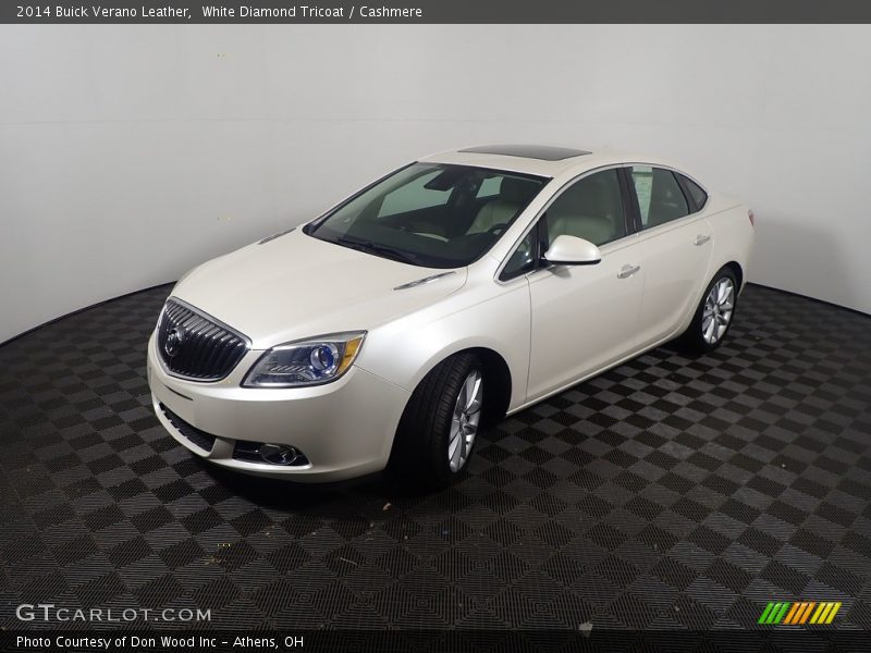 White Diamond Tricoat / Cashmere 2014 Buick Verano Leather