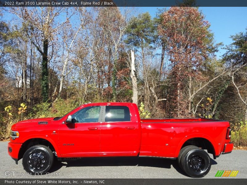 Flame Red / Black 2022 Ram 3500 Laramie Crew Cab 4x4