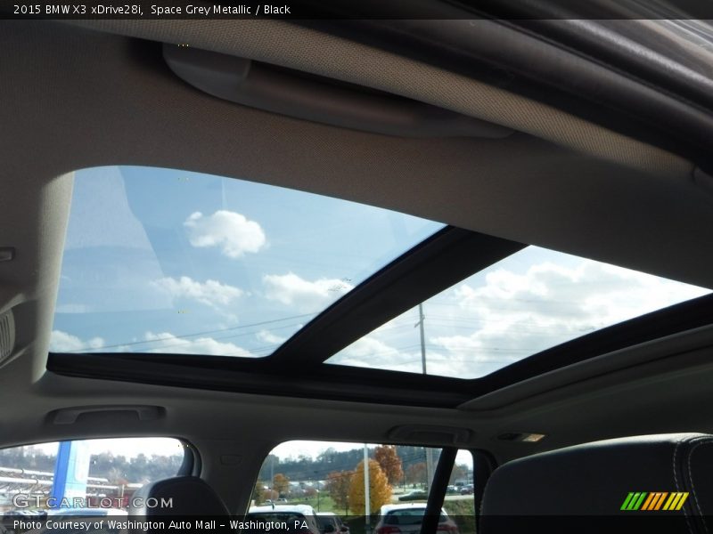 Space Grey Metallic / Black 2015 BMW X3 xDrive28i