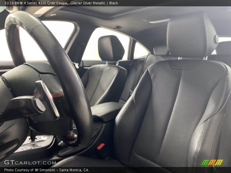Glacier Silver Metallic / Black 2019 BMW 4 Series 430i Gran Coupe