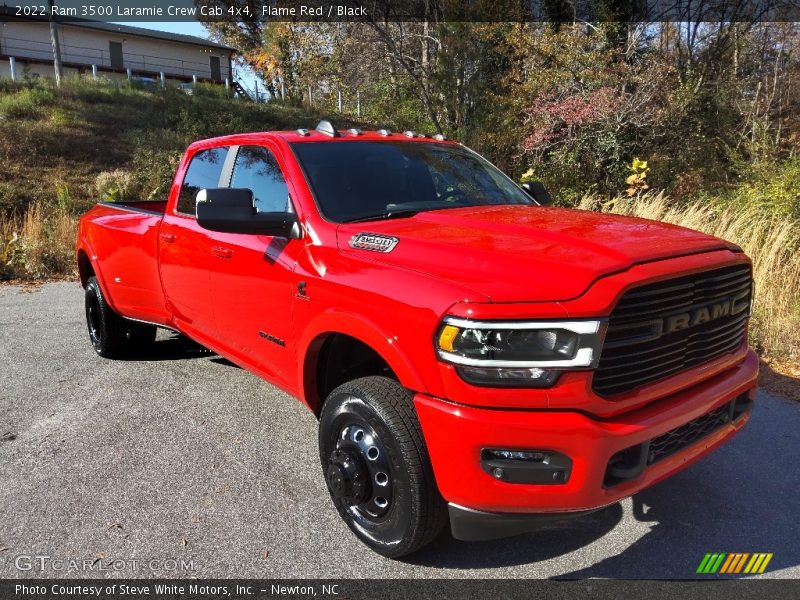 Flame Red / Black 2022 Ram 3500 Laramie Crew Cab 4x4