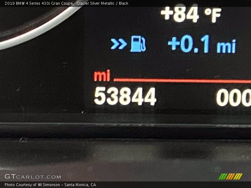 Glacier Silver Metallic / Black 2019 BMW 4 Series 430i Gran Coupe