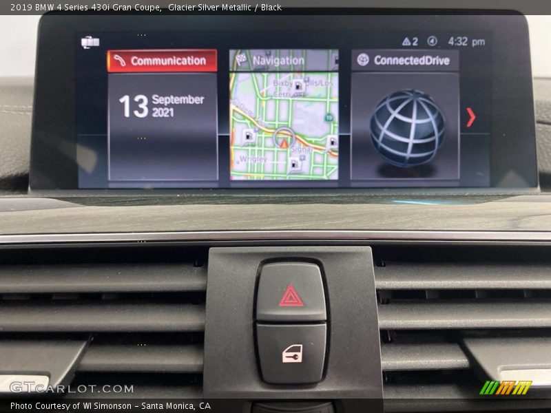 Glacier Silver Metallic / Black 2019 BMW 4 Series 430i Gran Coupe