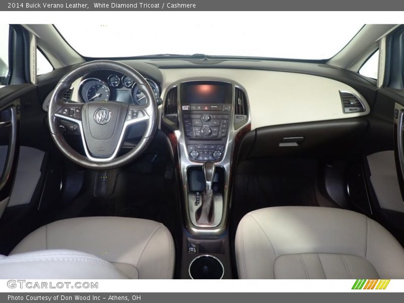 White Diamond Tricoat / Cashmere 2014 Buick Verano Leather