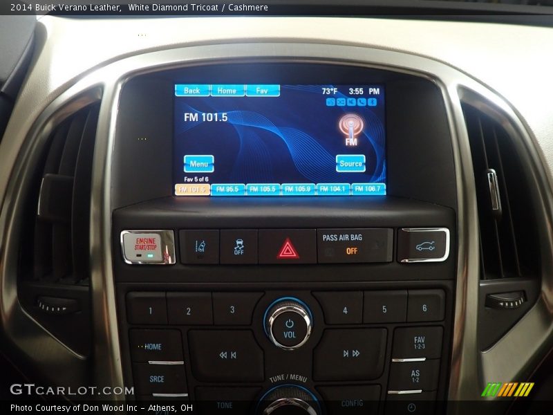 White Diamond Tricoat / Cashmere 2014 Buick Verano Leather