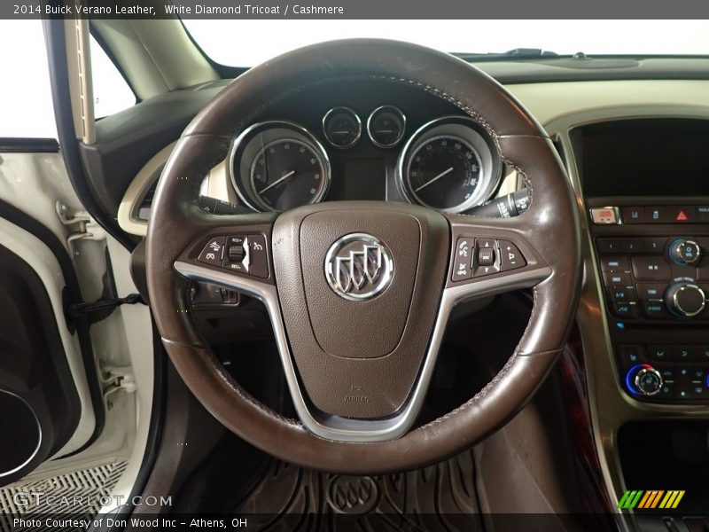 White Diamond Tricoat / Cashmere 2014 Buick Verano Leather