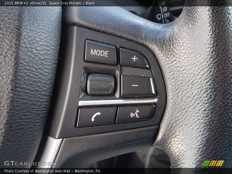 Space Grey Metallic / Black 2015 BMW X3 xDrive28i