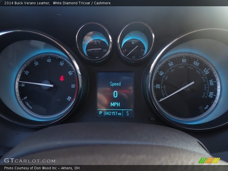 White Diamond Tricoat / Cashmere 2014 Buick Verano Leather