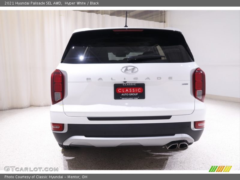 Hyper White / Black 2021 Hyundai Palisade SEL AWD
