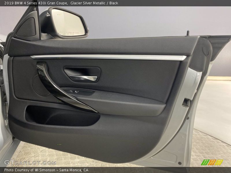 Glacier Silver Metallic / Black 2019 BMW 4 Series 430i Gran Coupe