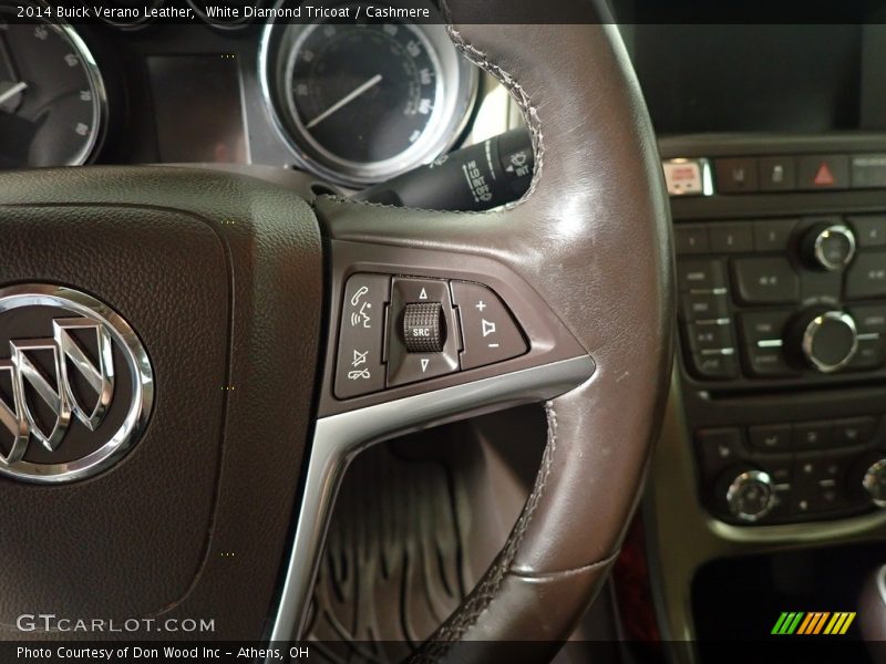 White Diamond Tricoat / Cashmere 2014 Buick Verano Leather