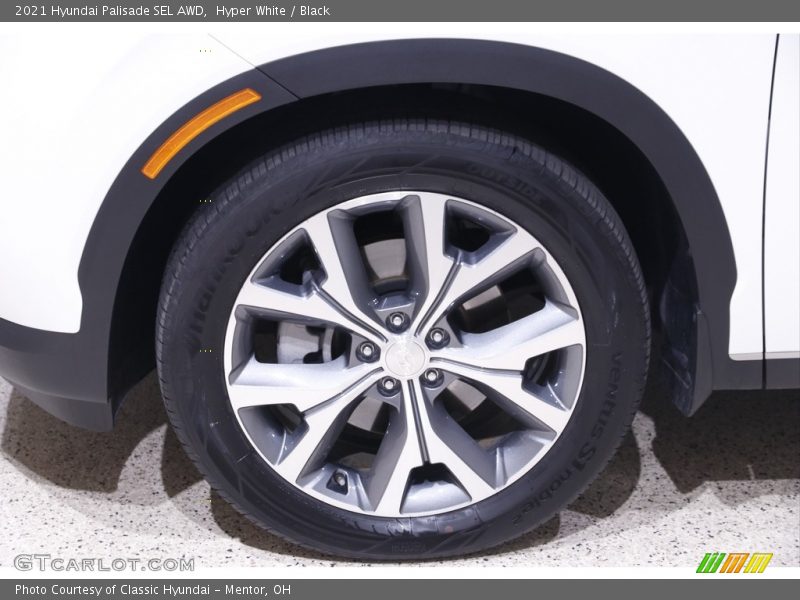 Hyper White / Black 2021 Hyundai Palisade SEL AWD