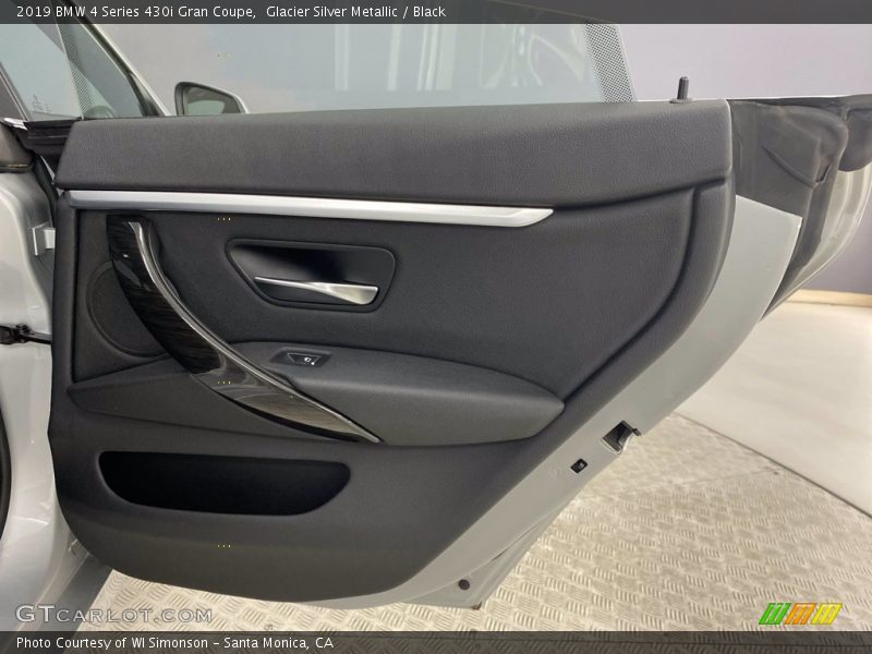 Glacier Silver Metallic / Black 2019 BMW 4 Series 430i Gran Coupe