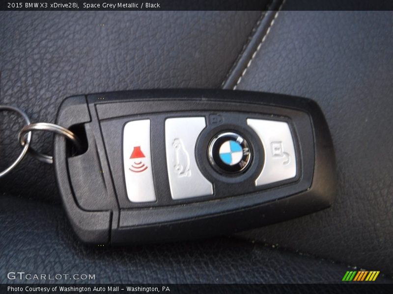 Space Grey Metallic / Black 2015 BMW X3 xDrive28i