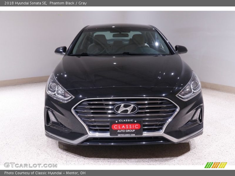 Phantom Black / Gray 2018 Hyundai Sonata SE