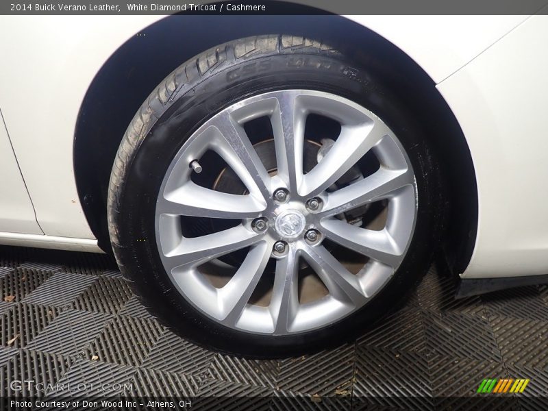 White Diamond Tricoat / Cashmere 2014 Buick Verano Leather