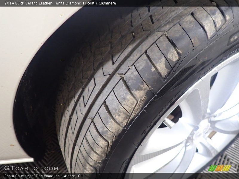 White Diamond Tricoat / Cashmere 2014 Buick Verano Leather