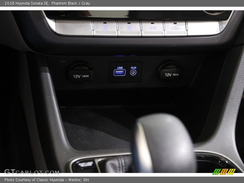 Phantom Black / Gray 2018 Hyundai Sonata SE