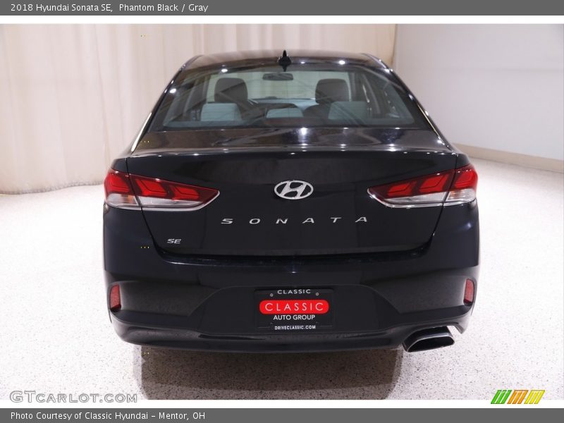 Phantom Black / Gray 2018 Hyundai Sonata SE