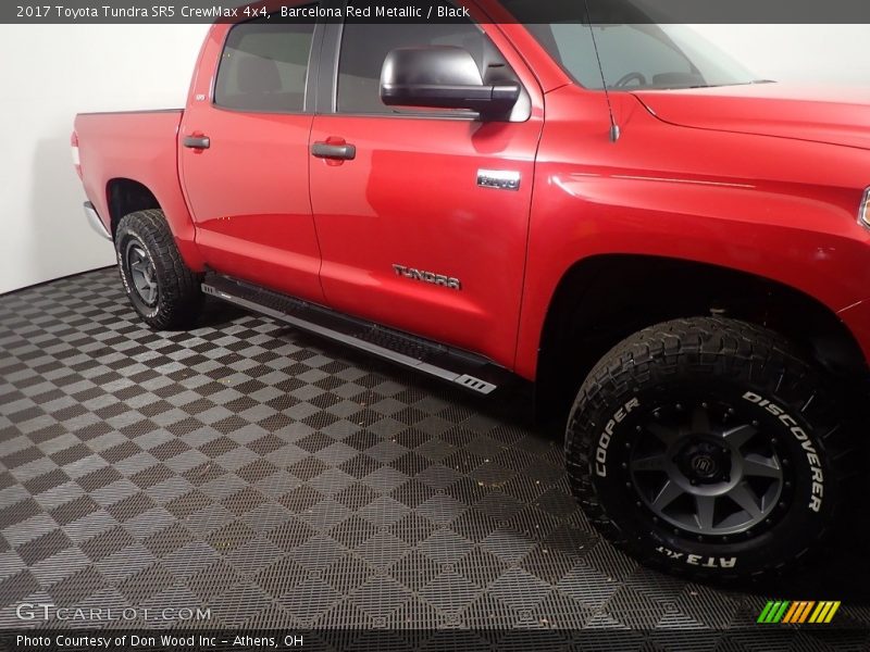 Barcelona Red Metallic / Black 2017 Toyota Tundra SR5 CrewMax 4x4