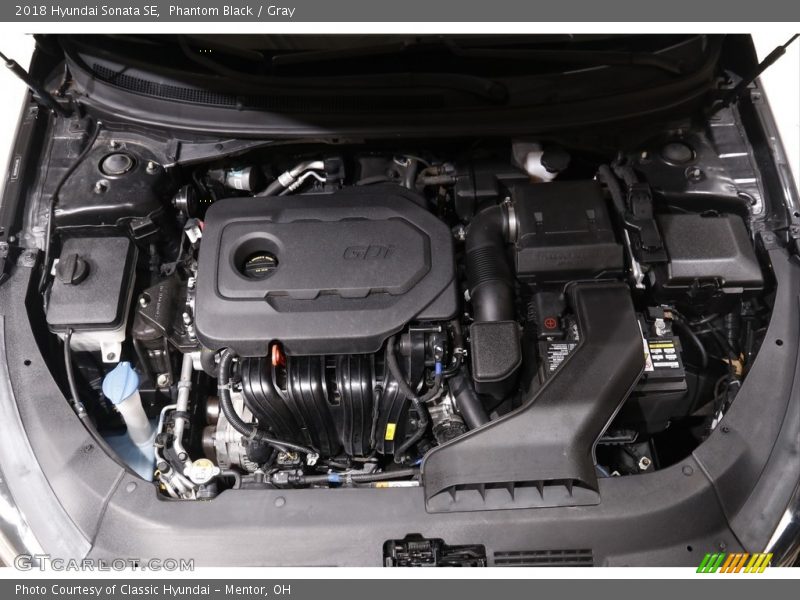 Phantom Black / Gray 2018 Hyundai Sonata SE