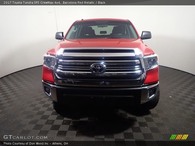 Barcelona Red Metallic / Black 2017 Toyota Tundra SR5 CrewMax 4x4