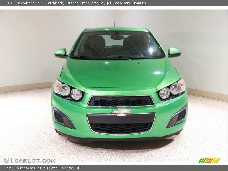 Dragon Green Metallic / Jet Black/Dark Titanium 2016 Chevrolet Sonic LT Hatchback