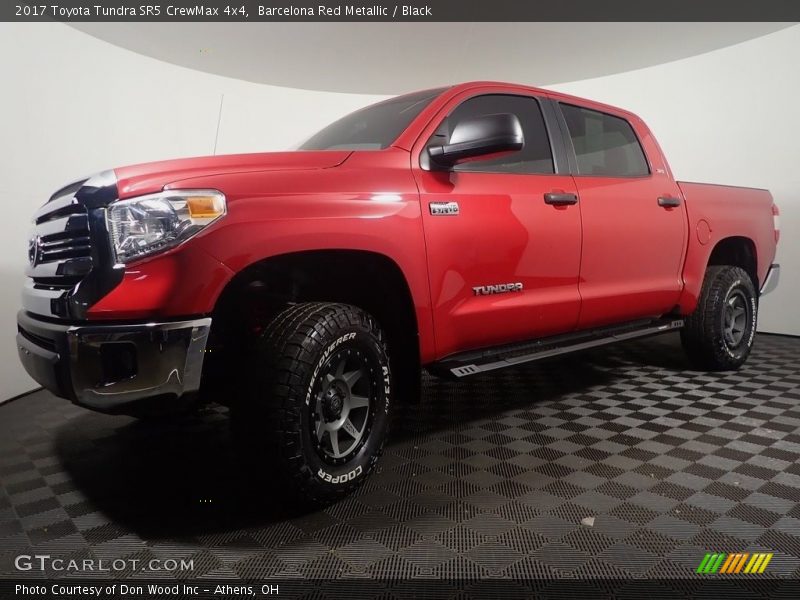 Barcelona Red Metallic / Black 2017 Toyota Tundra SR5 CrewMax 4x4