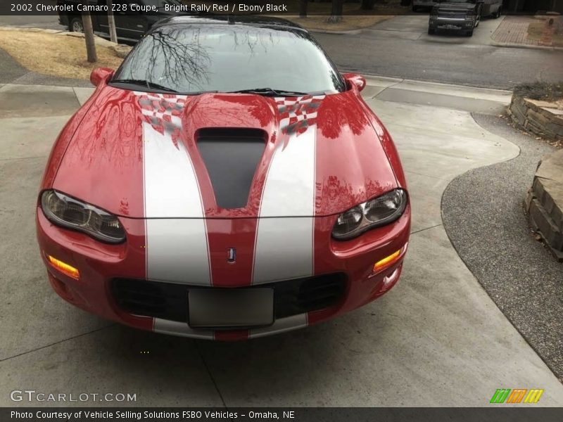 Bright Rally Red / Ebony Black 2002 Chevrolet Camaro Z28 Coupe