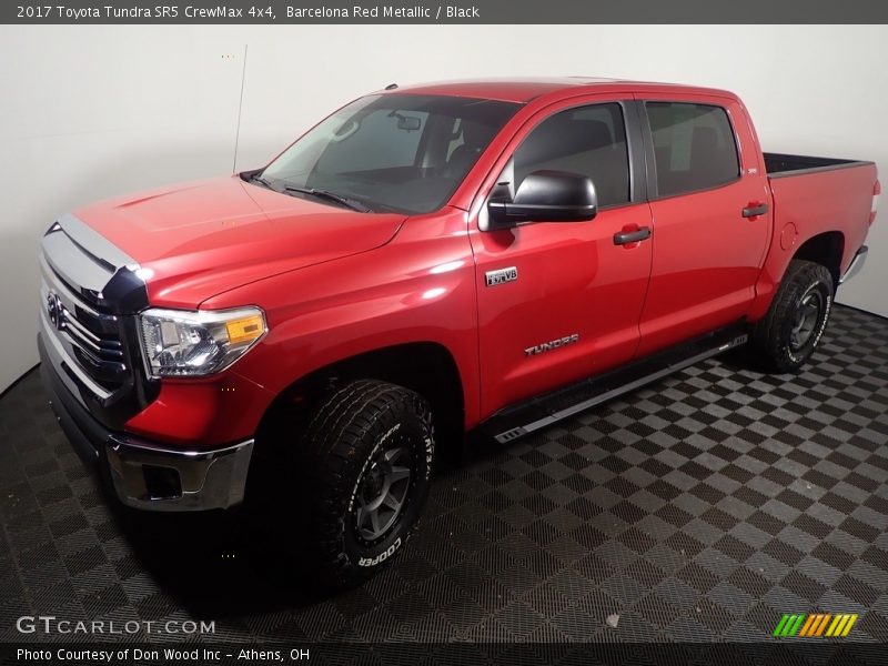 Barcelona Red Metallic / Black 2017 Toyota Tundra SR5 CrewMax 4x4