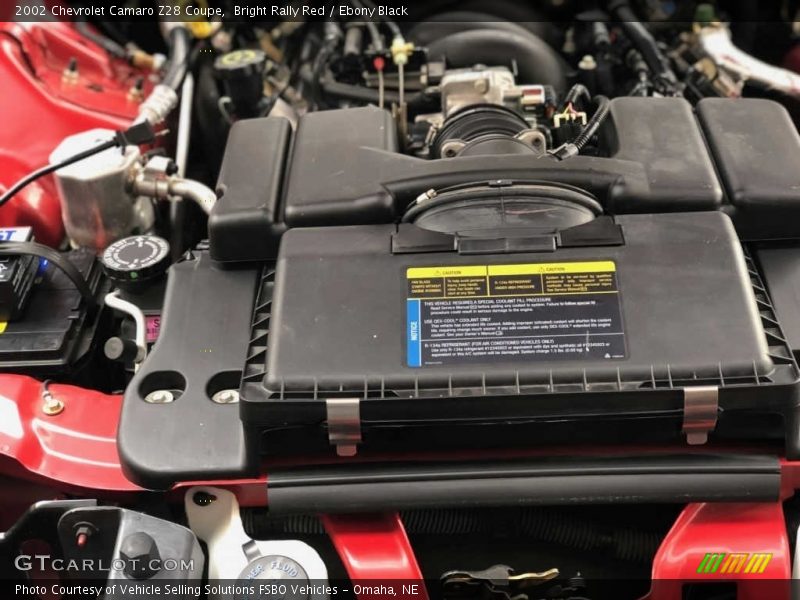 Bright Rally Red / Ebony Black 2002 Chevrolet Camaro Z28 Coupe