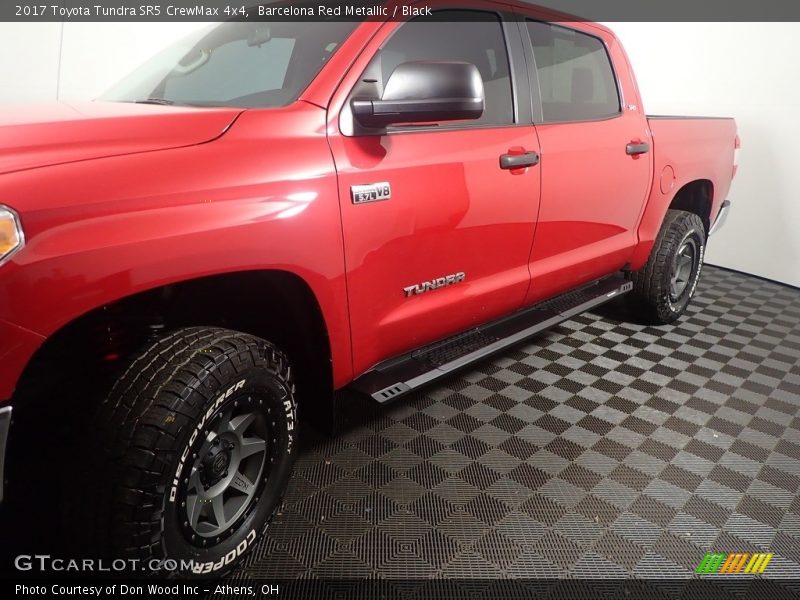 Barcelona Red Metallic / Black 2017 Toyota Tundra SR5 CrewMax 4x4