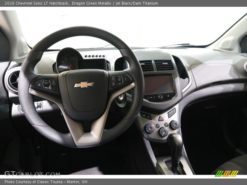 Dashboard of 2016 Sonic LT Hatchback