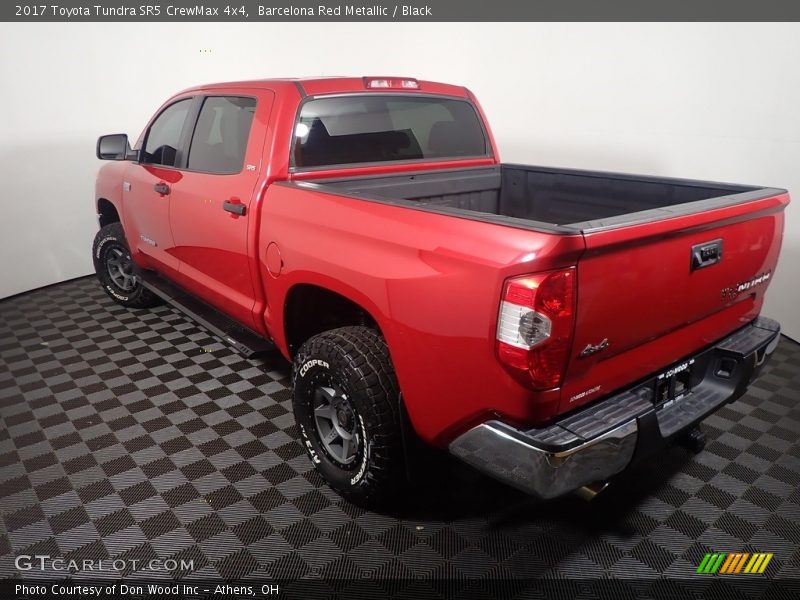 Barcelona Red Metallic / Black 2017 Toyota Tundra SR5 CrewMax 4x4