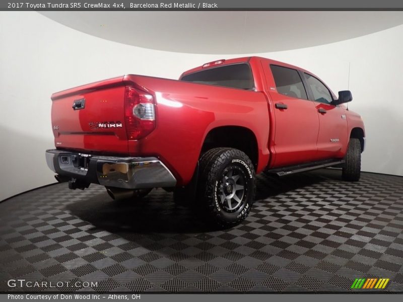 Barcelona Red Metallic / Black 2017 Toyota Tundra SR5 CrewMax 4x4