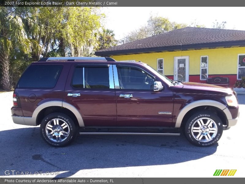 Dark Cherry Metallic / Camel 2007 Ford Explorer Eddie Bauer